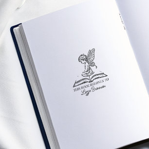 Vintag Fantasy Fairy Buchzeichen Gummistempel