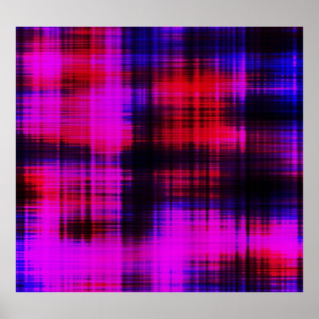 Vintag: Farbvoller Abstrakter Hintergrund. Poster (Vorne)