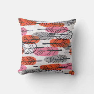 Vintag Feathers Pillow Kissen
