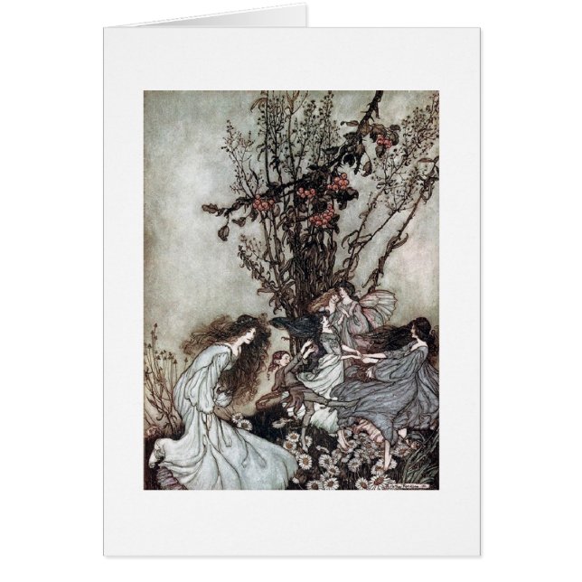 Vintag - feenhafter Tanz in einem Garten, (Vorne)