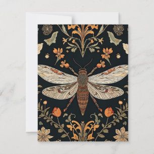 Vintag Firefly Garden Feiertagskarte