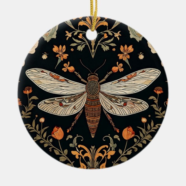 Vintag Firefly Garden Keramik Ornament (Vorne)