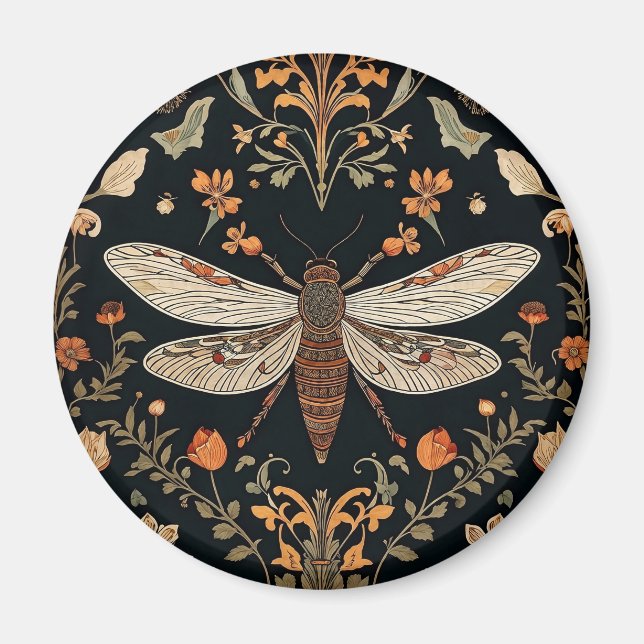 Vintag Firefly Garden Magnet (Vorne)