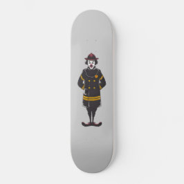 Vintag Fireman Clown Skateboard