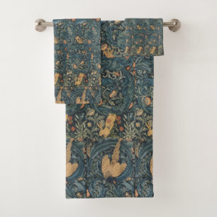 Vintag Flora Morris Edward Burne Jones Badhandtuch Set