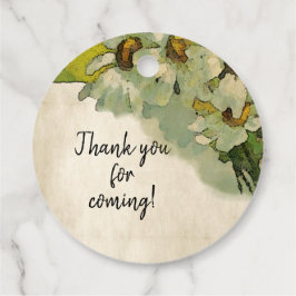 Vintag Floral Daisy Wedding Vielen Dank für Ihr Ko Geschenkanhänger