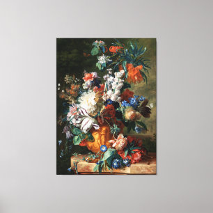 Vintag Floral Jan van Huysum Bouquet von Blume Leinwanddruck