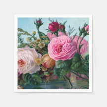 Vintag Floral Napkin
