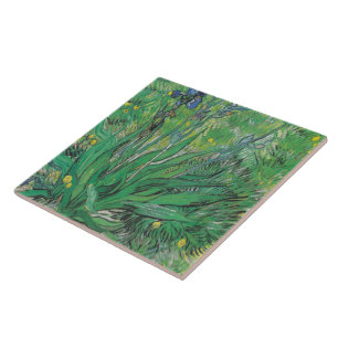 Vintag Floral Van Gogh Iris Fliese
