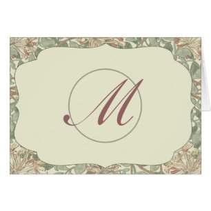 Vintag Floral William Morris Card