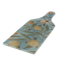 Vintag Floral William Morris Frucht Blauer Blume