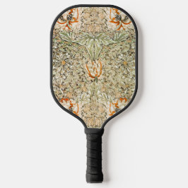 Vintag Floral William Morris Honeysuckle Pickleball Schläger
