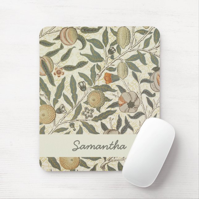 Vintag Floral William Morris Mousepad (Mit Mouse)