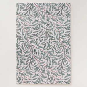 Vintag Floral William Morris Willow Bough Green Puzzle