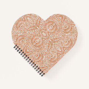 Vintag Floral William Morris Willow Bough Rust Notizbuch