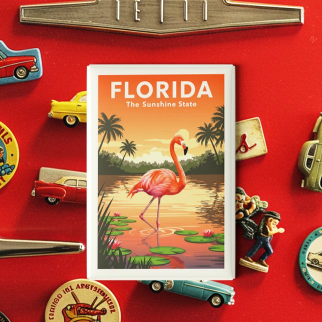 Vintag Florida Magnet (Von Creator hochgeladen)