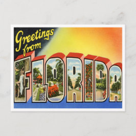 Vintag Florida Postkarte