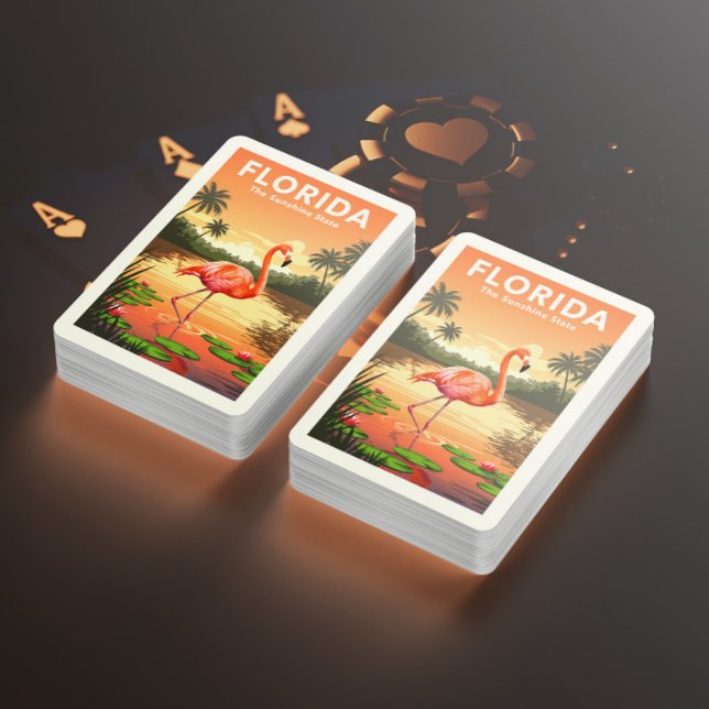 Vintag Florida Spielkarten (Von Creator hochgeladen)