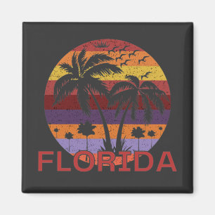 Vintag Florida USA Summer Beach Magnet