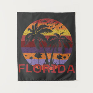 Vintag Florida USA Summer Beach Wandteppich