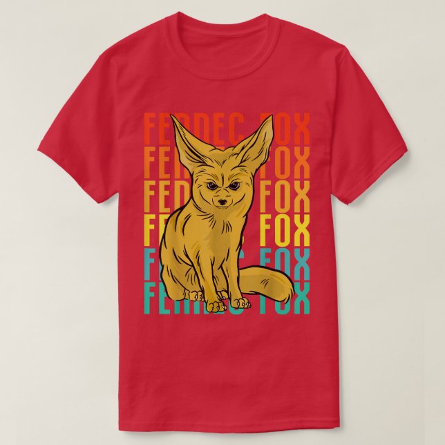 Vintag Foes Fennec Fo T-Shirt (Design vorne)