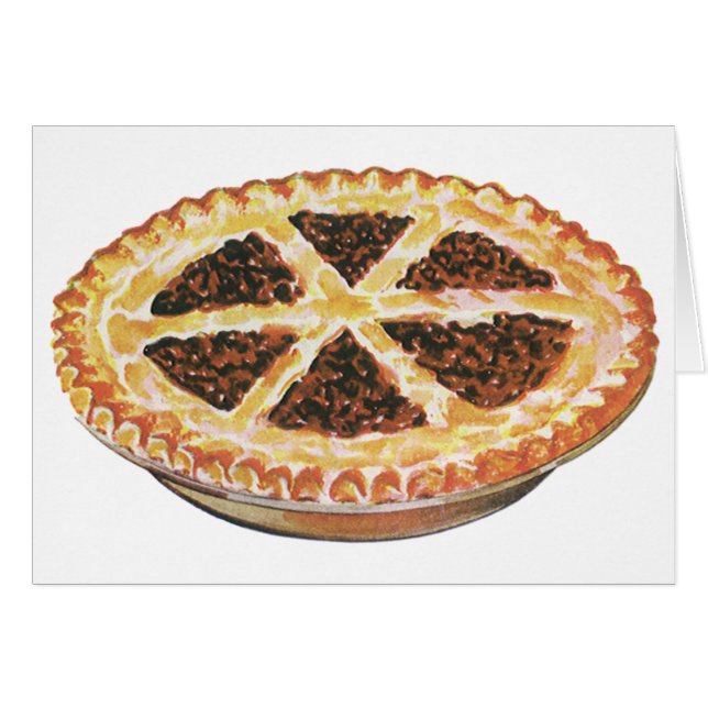 Vintag Foods Dessert, Pecan Pecan Pie (Vorderseite (Horizontal))