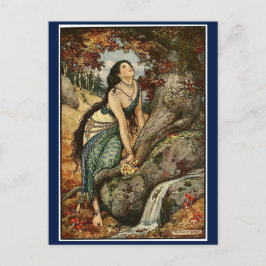 Vintag Forest Sinti und Roma Postkarte