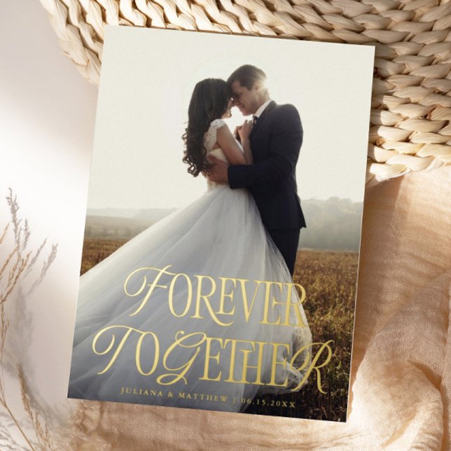 Vintag Forever Together Wedding Ankündigung (Von Creator hochgeladen)