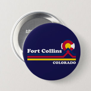 Vintag Fort Collins Colorado Button