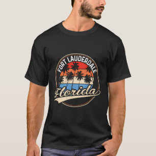 Vintag Fort Lauderdale Beach Florida Palm Tree Be T-Shirt