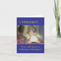 Vintag Fortune Teller Women Geburtstag