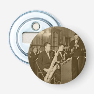 Vintag Fotograf Big Band Sax Flaschenöffner
