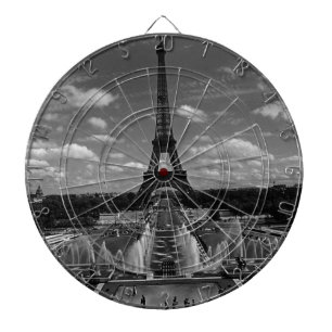 Vintag France Paris Fontains Tower Eiffel Dartscheibe