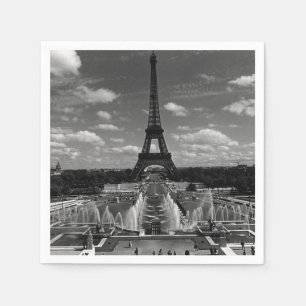 Vintag France Paris Fontains Tower Eiffel Serviette