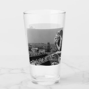 Vintag France Paris Notre Dame Denker der Kathedra Glas