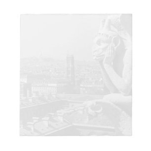 Vintag France Paris Notre Dame Denker der Kathedra Notizblock