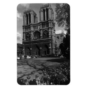 Vintag France Paris Notre Dame Kathedrale 1970 Magnet