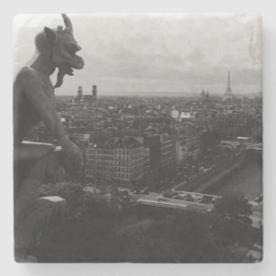 Vintag France Paris Notre Dame Kathedrale Teufel Steinuntersetzer