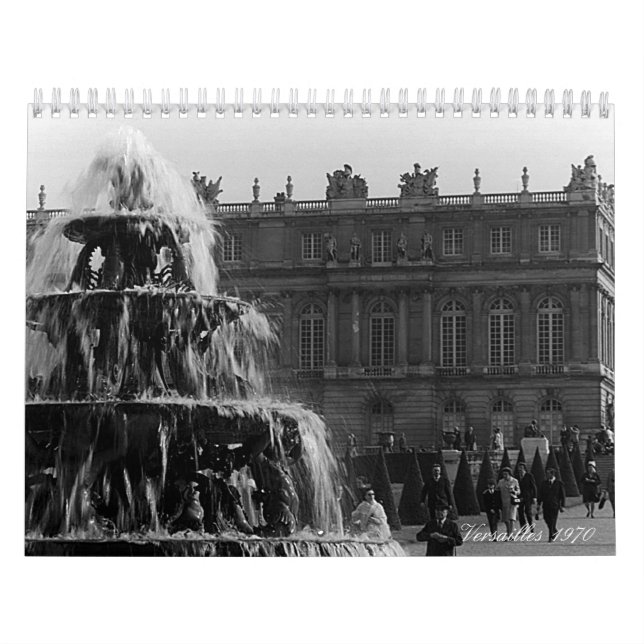 Vintag France paris Versailles palace 1970 Kalender (Titelbild)