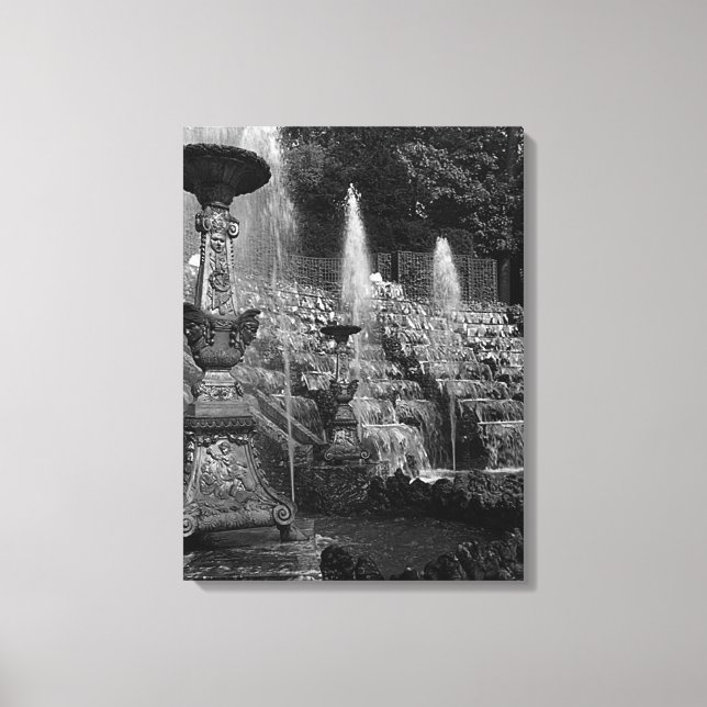 Vintag France Versailles palace Salle de Bal Leinwanddruck (Vorderseite)