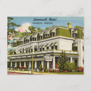 Vintag Franklin, Virginia Postkarte