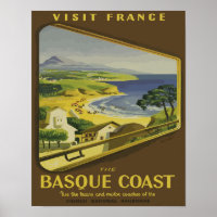 Vintag Frankreich Baskenreise