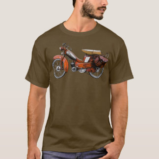 Vintag französisch Motobecane Moped T-Shirt