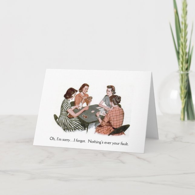 Vintag - Frauenkartenspiel, Karte (Vorderseite)