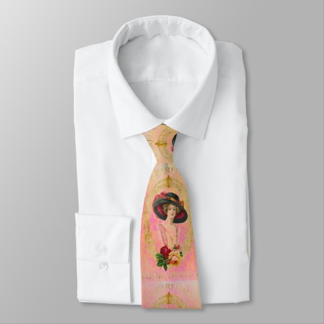 Vintag French Necktie Krawatte (Gebunden)