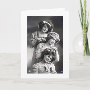 Vintag - Freunde sind wie Schokoladenstücke, Karte