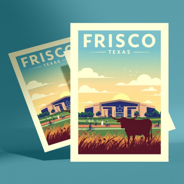 Vintag Frisco Texas Postkarte (Von Creator hochgeladen)