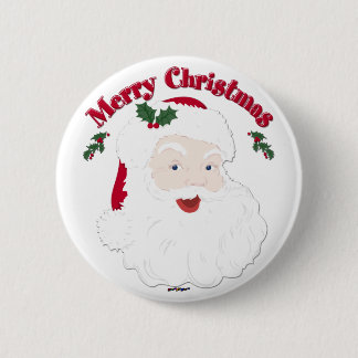 Vintag frohe Weihnachten Button