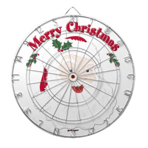 Vintag frohe Weihnachten Dartscheibe