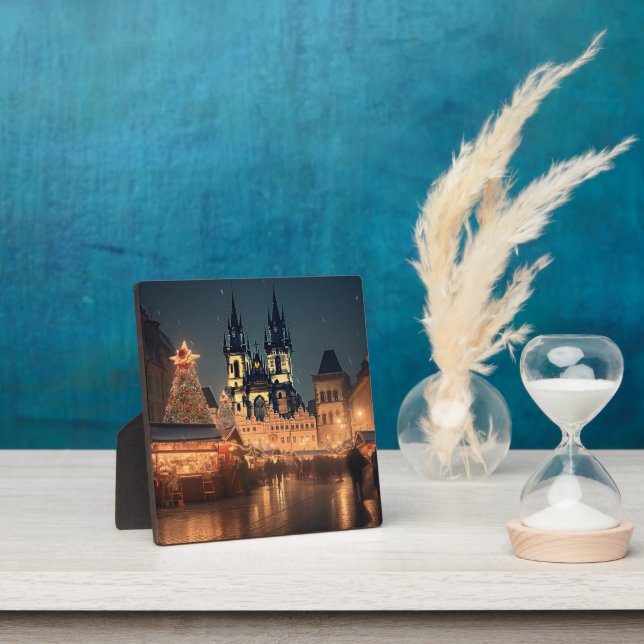 Vintag frohe Weihnachten Fotoplatte (InSitu)